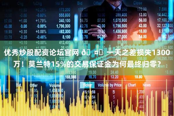 优秀炒股配资论坛官网 🤔一天之差损失1300万！莫兰特15%的交易保证金为何最终归零？